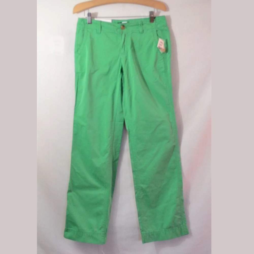New Gap Straight Cotton Straight Leg Pants Size 2